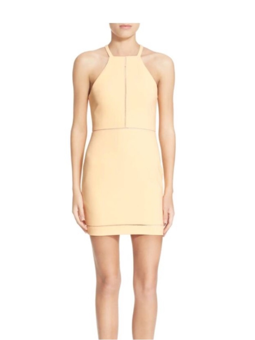 NWT Elizabeth and James Reeves Dress Orange 6 Mini game day